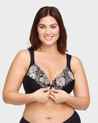 SheCurve® Front-Closure Underwire Print Bra