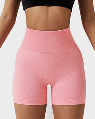 Seamless Knit Breathable Butt Lifting Fitness Shorts