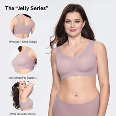 SheCurve Jelly Plus Size Friendly T-shirt Bra - seamless