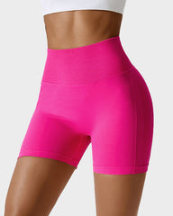 Seamless Knit Breathable Butt Lifting Fitness Shorts