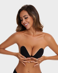 SheCurve® Strapless Adhesive Bra with Front Closure