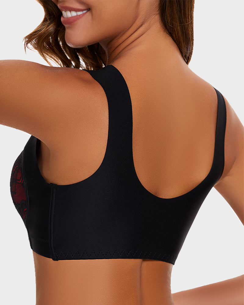 FRONT CLOSURE '5D' SHAPING WIRELESS BEAUTY BACK BRA