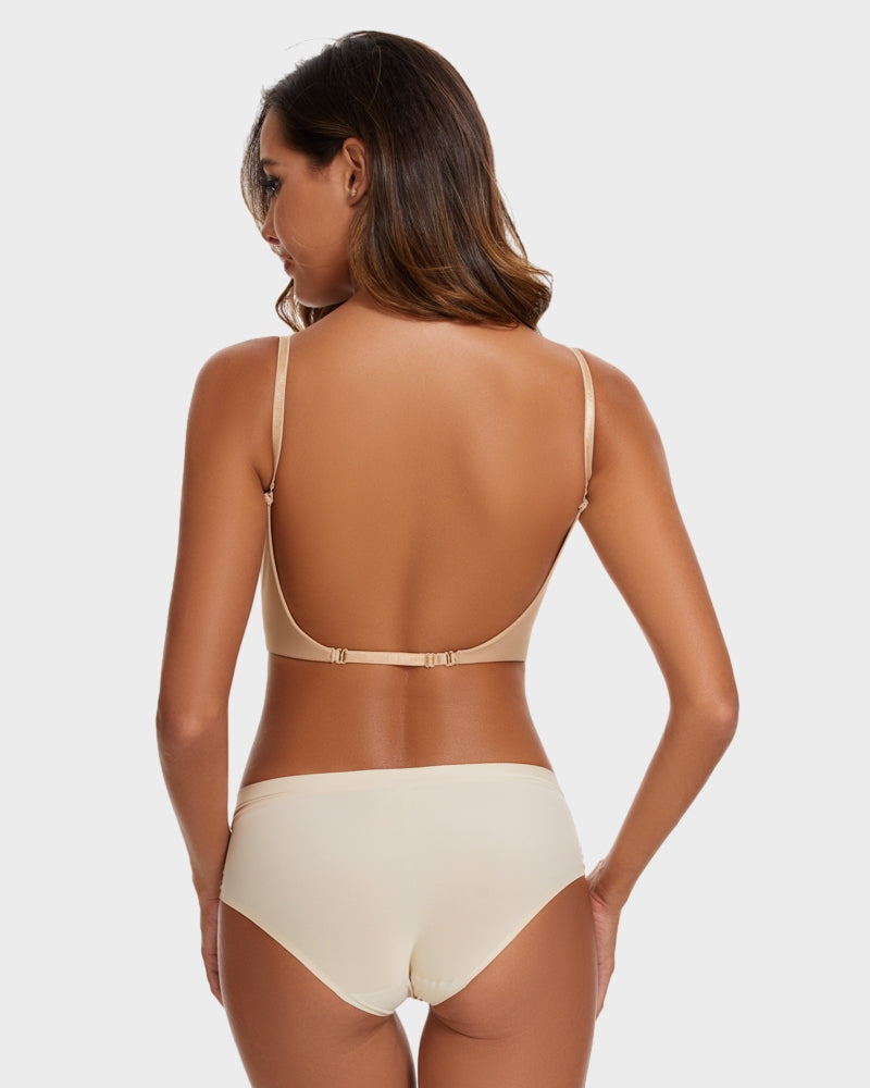 SheCurve® Low Cut U-Shaped Backless Bra