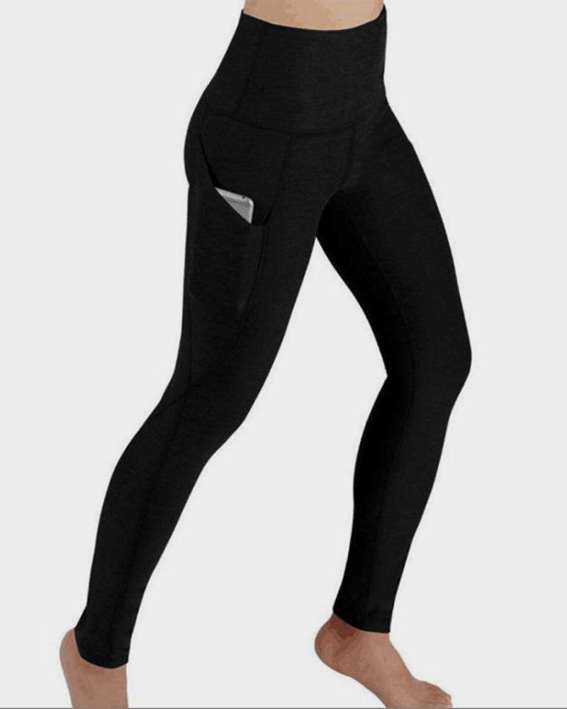 High Waist Tummy Control Fitness Leggings with Pockets