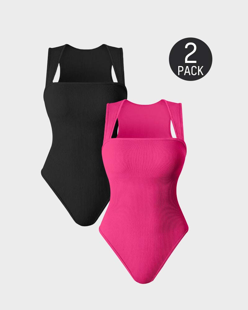 SheCurve® Sleeveless Tummy Control Tank Tops Bodysuits