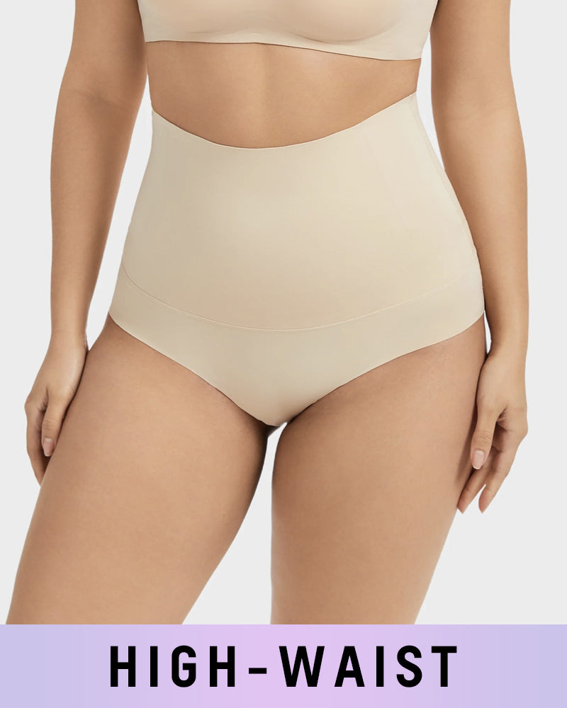 High Waist Seamless Tummy Control Panties (5 Pack)