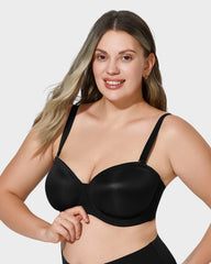 Comfort Push Up Unlined Bra with Removable Straps