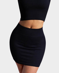 SheCurve® Basic Casual Mini Bodycon Skirt