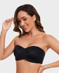 SheCurve® Full Support Non-Slip Convertible Bandeau Bra