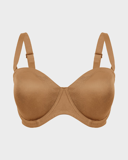 Comfort Push Up Unlined Bra with Removable Straps