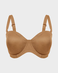 Comfort Push Up Unlined Bra with Removable Straps