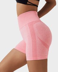 Seamless Knit Breathable Butt Lifting Fitness Shorts