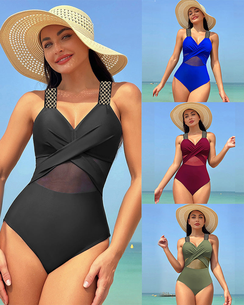 Cutout One-Piece Swimwear