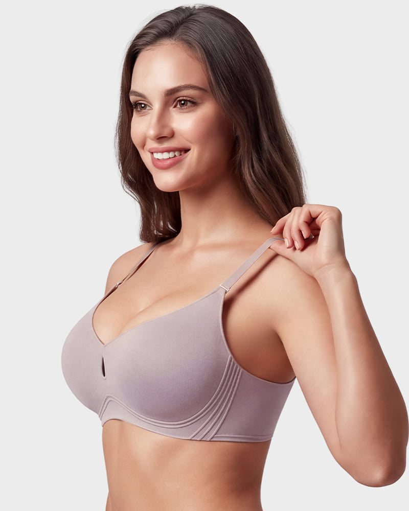 3/4-Cup Wireless Smoothing Support Bra