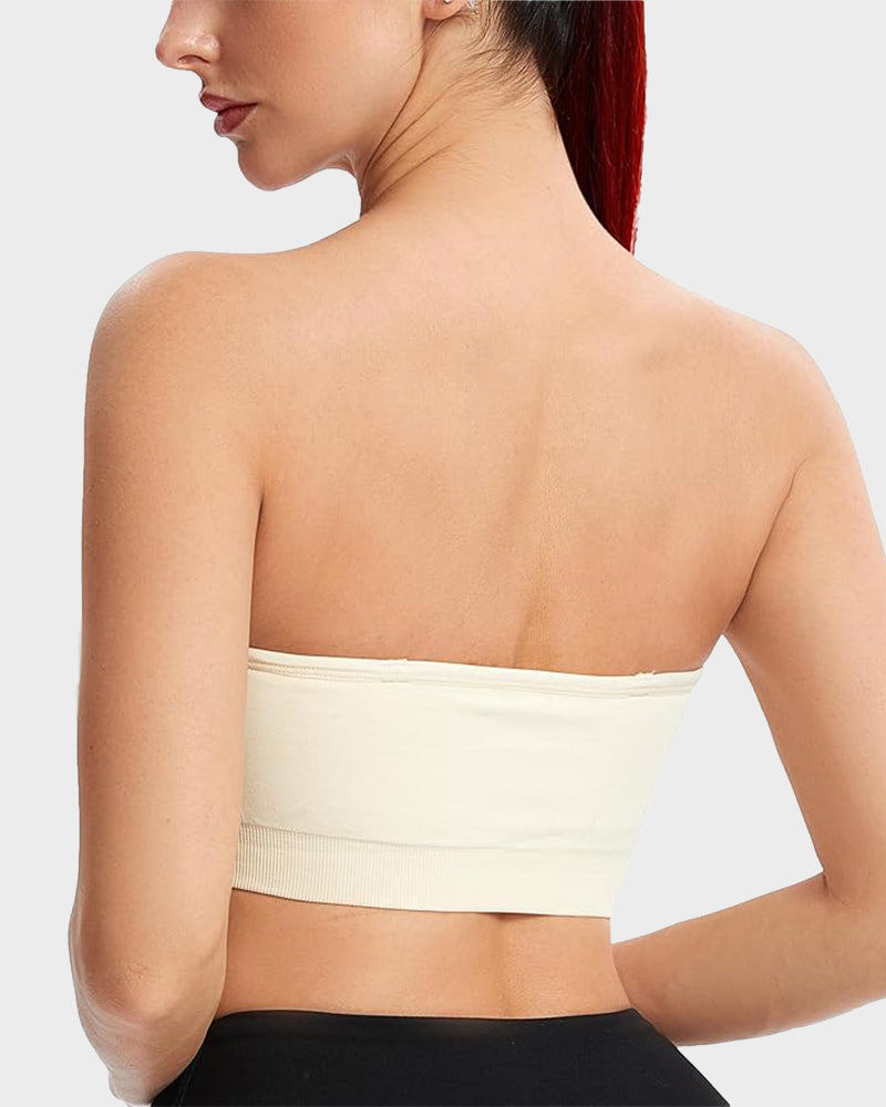 SheCurve® Non-Slip Bandeau Seamless Wireless Strapless Bra