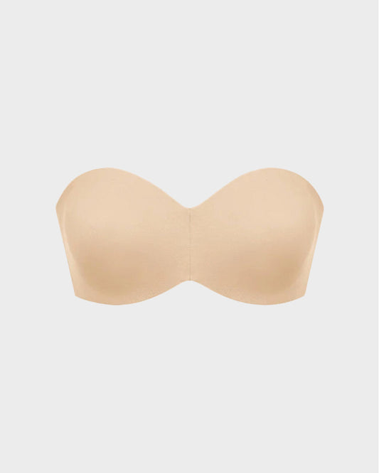 SheCurve® Full Support Non-Slip Convertible Bandeau Bra -Nude