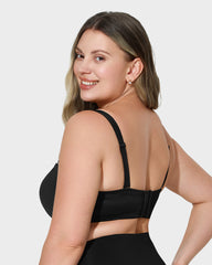 Comfort Push Up Unlined Bra with Removable Straps