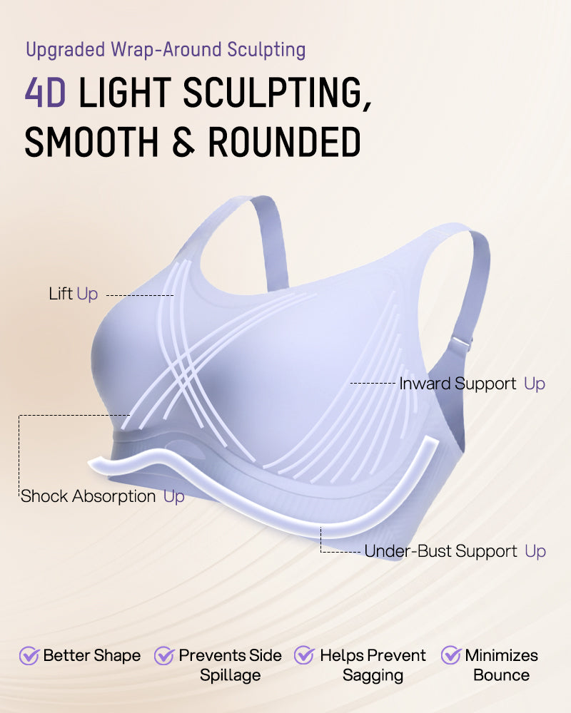 AirEase™ 4D Lift Wrap Sculpting Wire-Free Bra