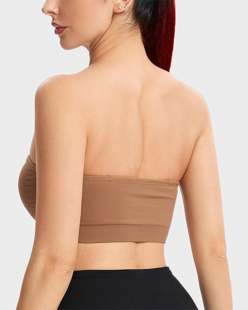 SheCurve® Non-Slip Bandeau Seamless Wireless Strapless Bra