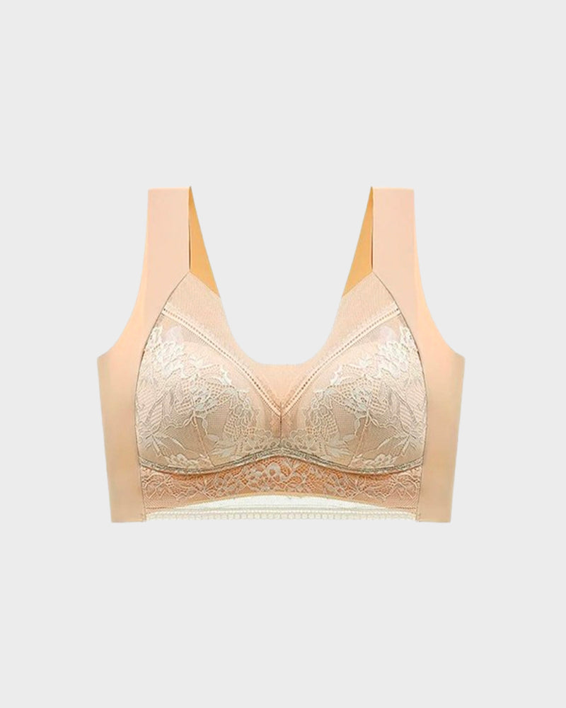 SheCurve® Wireless Comfort Lace Silk Push Up Bra