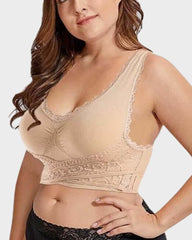 SheCurve® Breathable Comfort Push Up Lace Bra