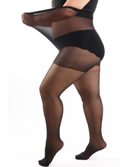 Plus Size Comfort Sheer Tights Bundle(5 Pack )