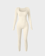 Long Sleeve Full Body Shaper Bodysuit