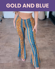 SheCurve®Booty Lifting Boho Flare Pants