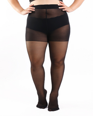 Plus Size Comfort Sheer Tights Bundle(5 Pack )