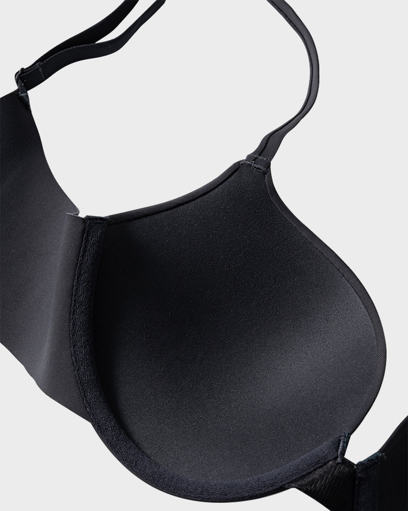 SheCurve®Nipple Push-Up Bra - Black