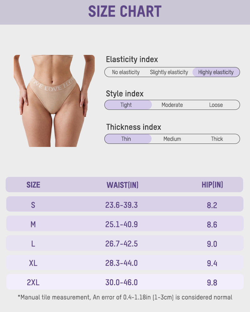 7-Pack Seamless High-Cut Panties