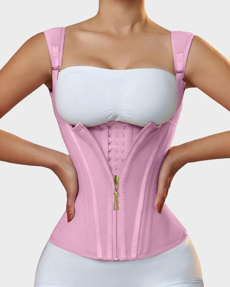 SheCurve® Double Waistband Corset Vest Waist Trainer