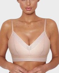 SheCurve® Extra-Wide Stretchy Band Soft Lace Bra