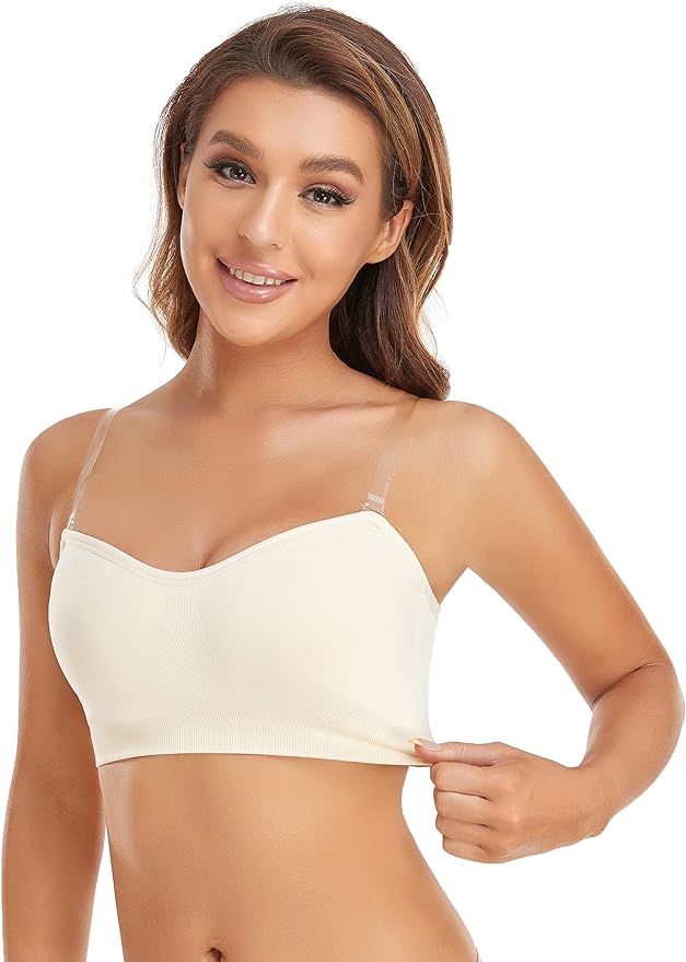 SheCurve® Non-Slip Bandeau Seamless Wireless Strapless Bra