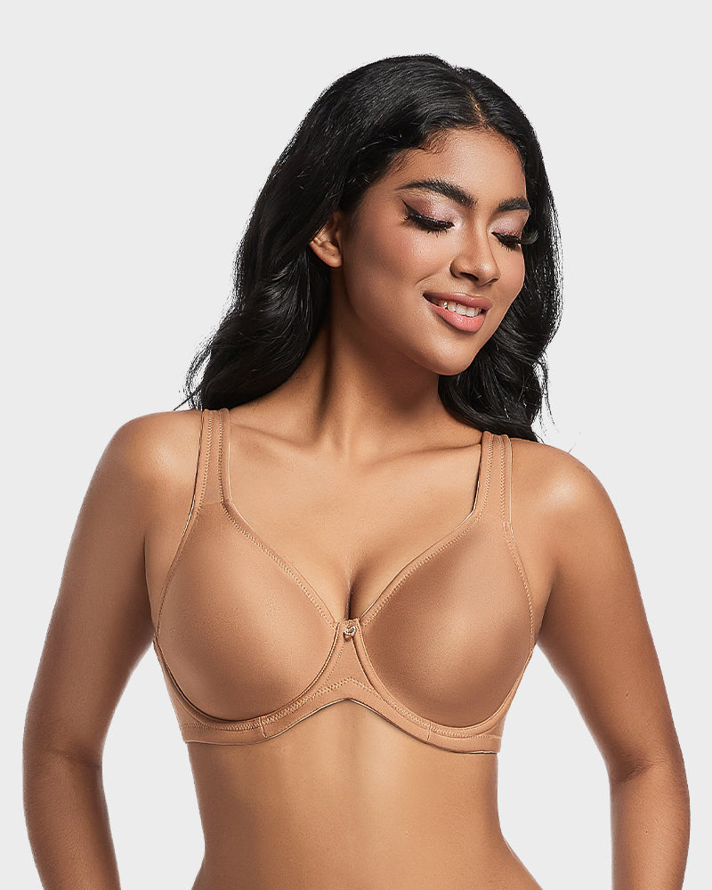 SheCurve®Plus Size Full Coverage T-Shirt Bra - Nude