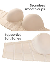 SheCurve® The Low Back Strapless Bra