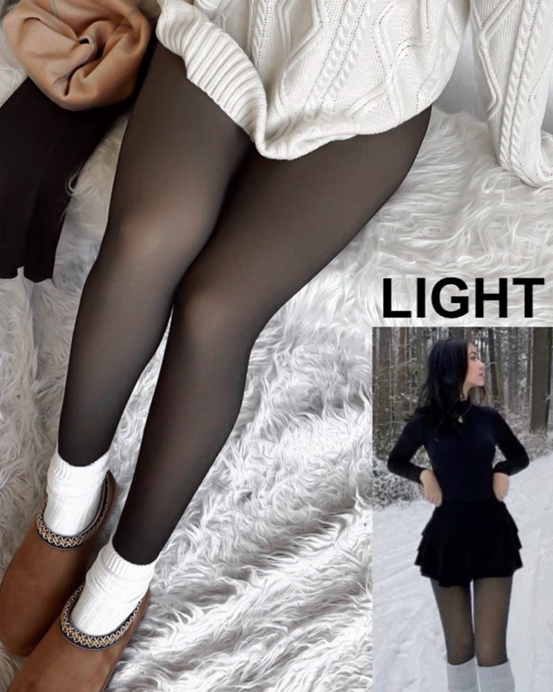 SheCurve® Translucent Fleece Lined Tights