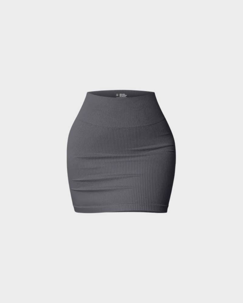 SheCurve® Basic Casual Mini Bodycon Skirt