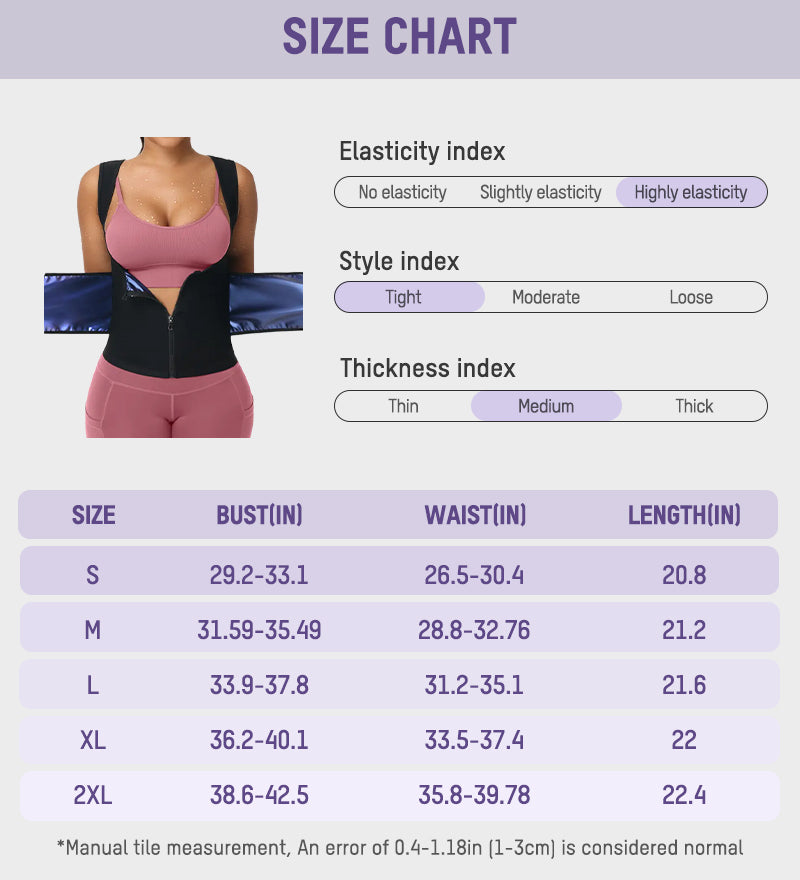 Adjustable Sauna Sweat Waist Trainer Tank Top