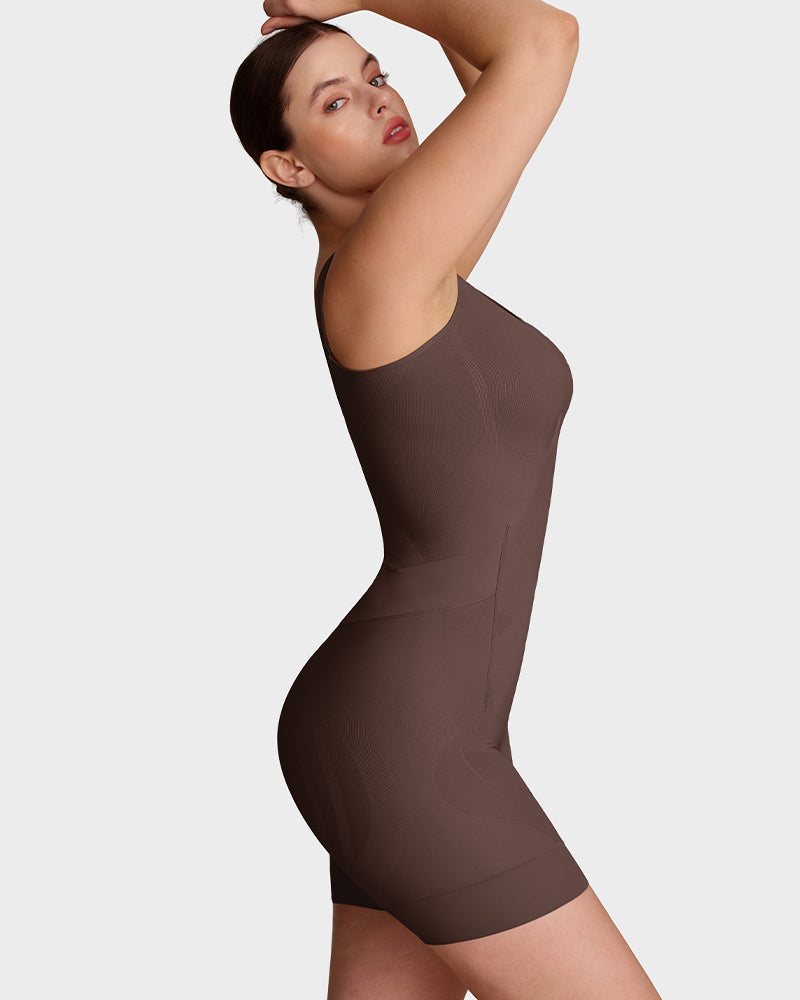 All-in-One Sculpting Bodysuit with Easy-Off Design