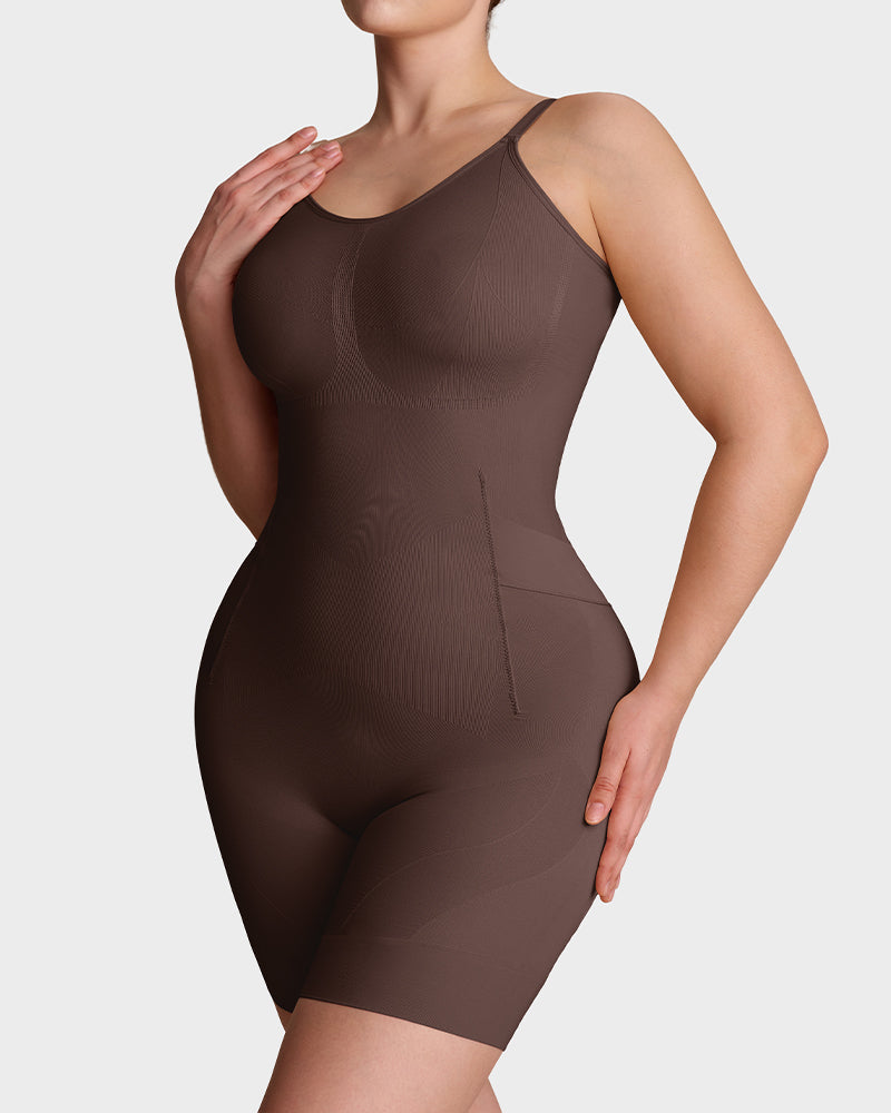 All-in-One Sculpting Bodysuit with Easy-Off Design