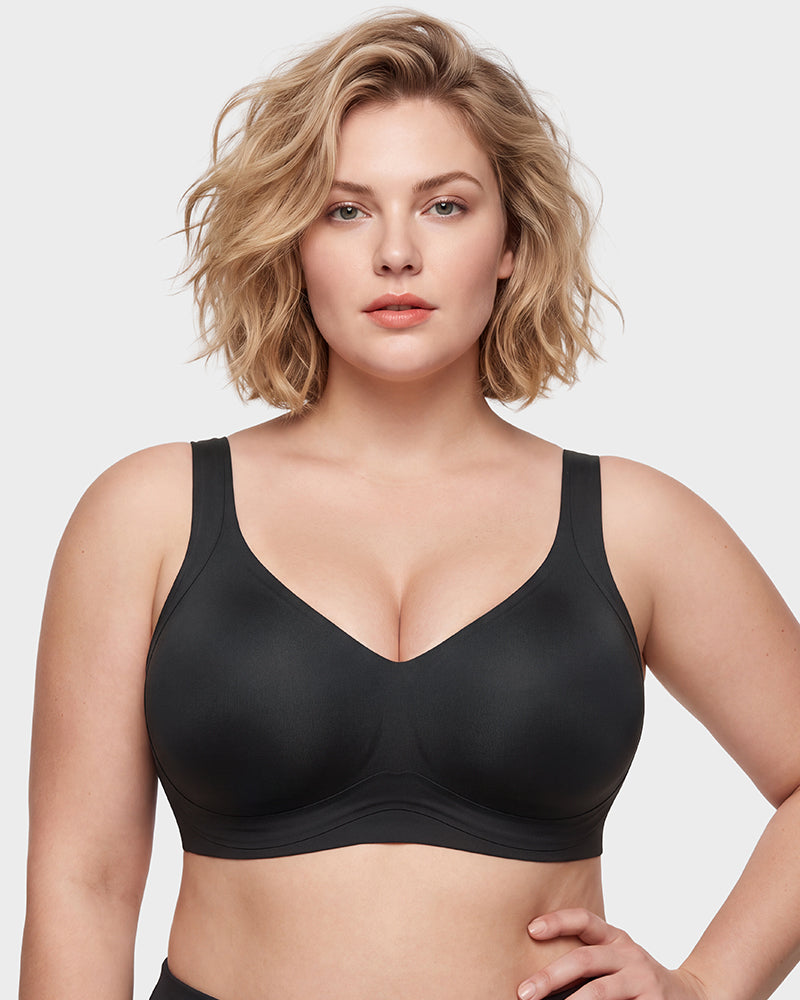 Anti-Gravity™ Wide-Strap Deep-V Lift Bra