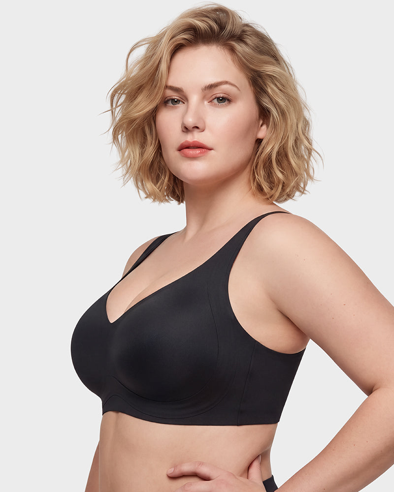 Anti-Gravity™ Wide-Strap Deep-V Lift Bra