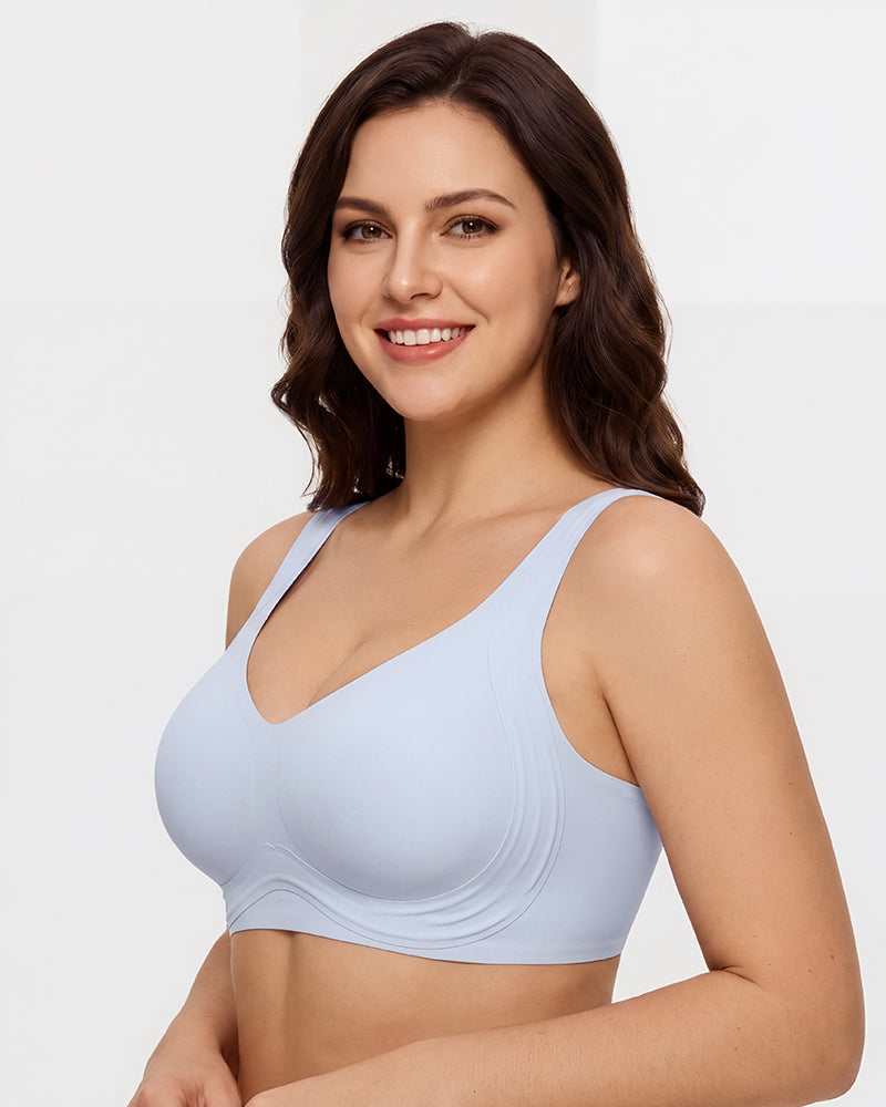 Anti-Gravity™ Wide-Strap Deep-V Lift Bra