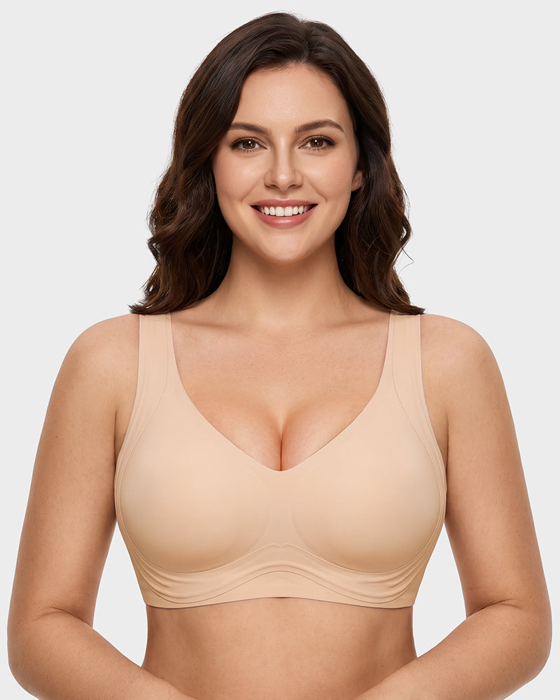 Anti-Gravity™ Wide-Strap Deep-V Lift Bra