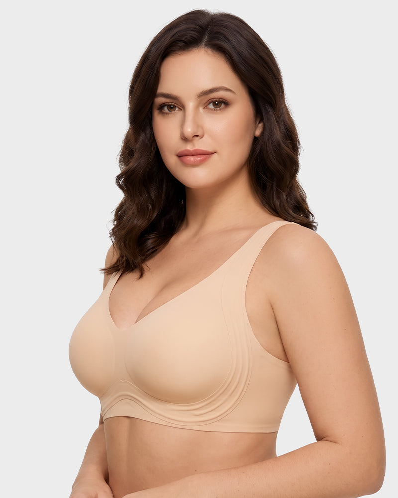 Anti-Gravity™ Wide-Strap Deep-V Lift Bra
