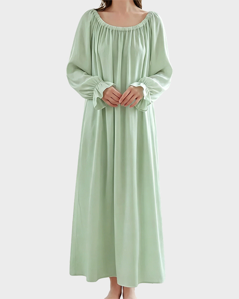 Backless Adjustable Vintage Loungewear Dress