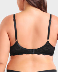 SheCurve®Non-Padded Lace Strappy Push-Up Bra