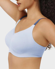 Breathable Mesh V-Neck Wireless Jelly Bra