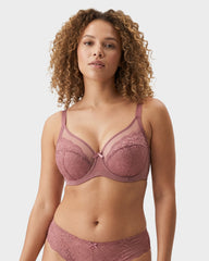 Breathable Lace Underwire Full Coverage Bra
